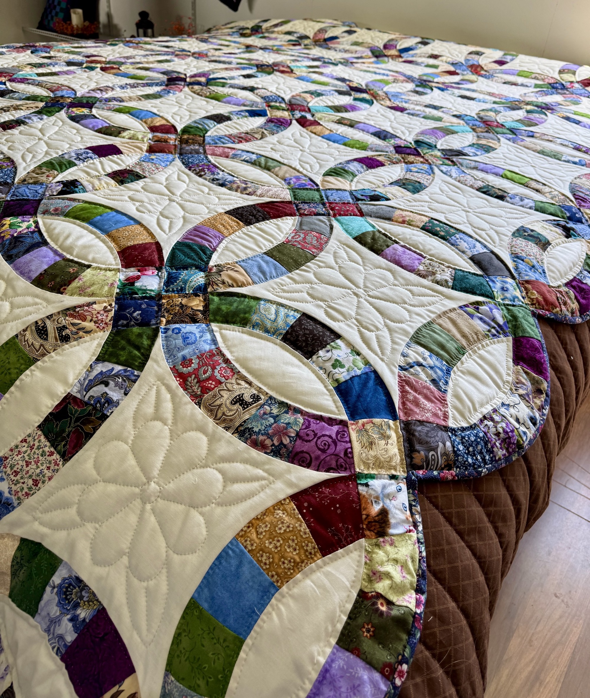 Amish Quilt for sale Double Wedding Ring