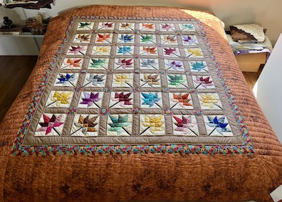 Maple Leaf Amish Quilt Pattern