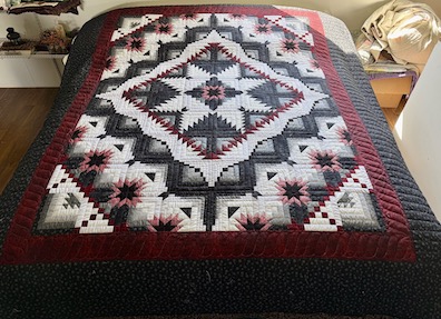 New Amish Quilt for Sale Eureka Log Cabin