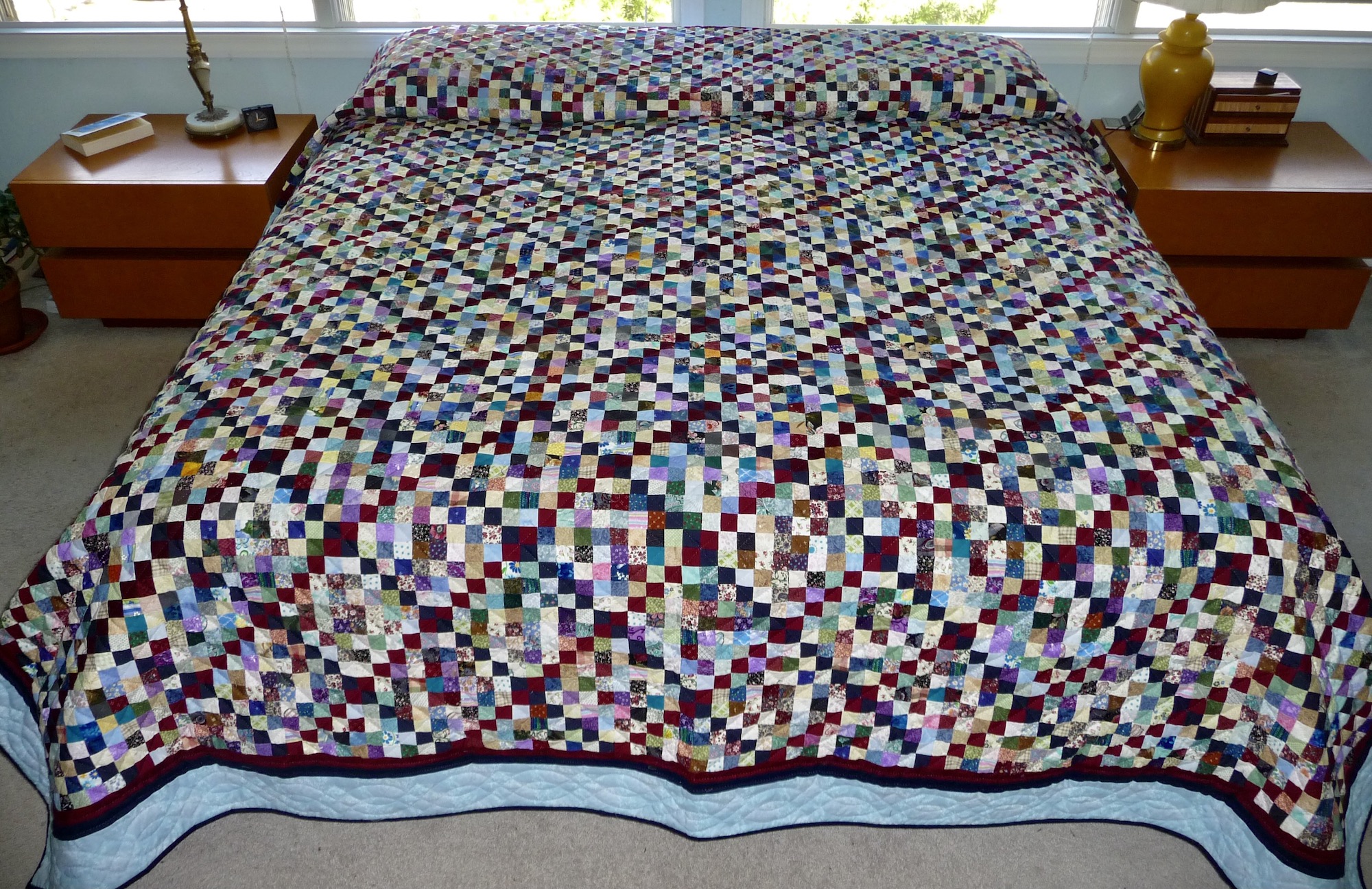 Postage Stamp Amish quilts for sale
