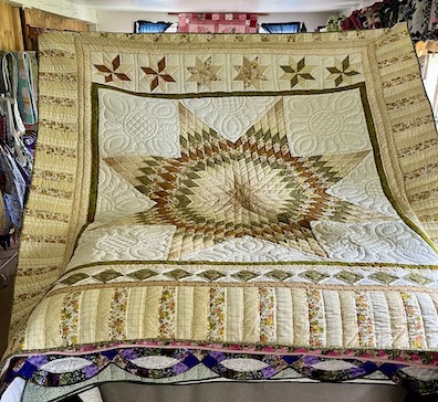 Lone Star Amish Quilt Pattern