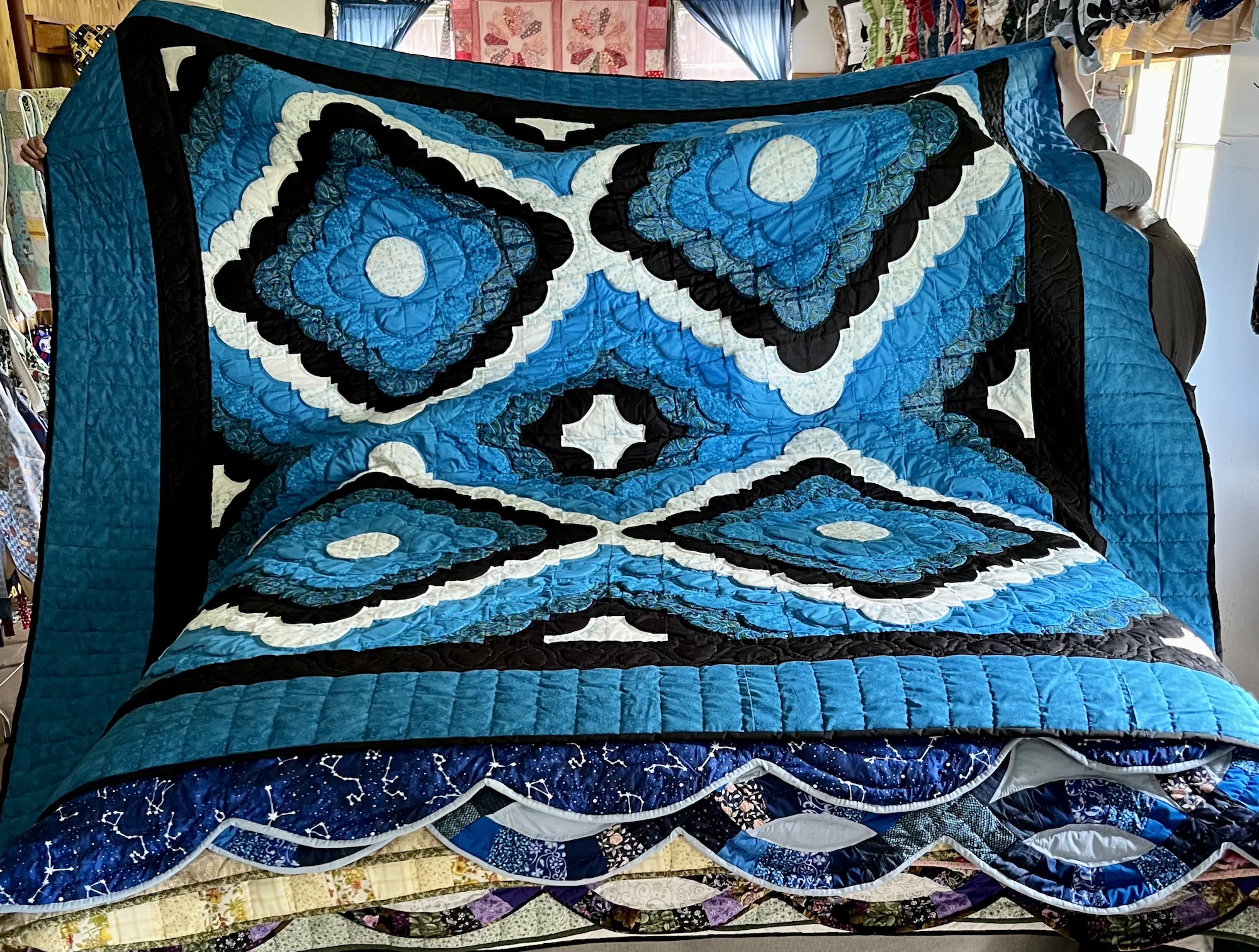 Love Rings Amish quilts for Sale