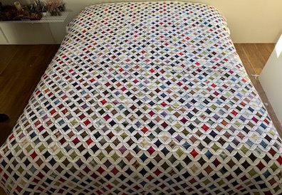 Cathedral Windows Amish quilts for sale