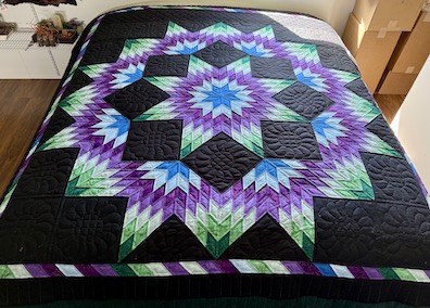 Broken Star Amish Quilt