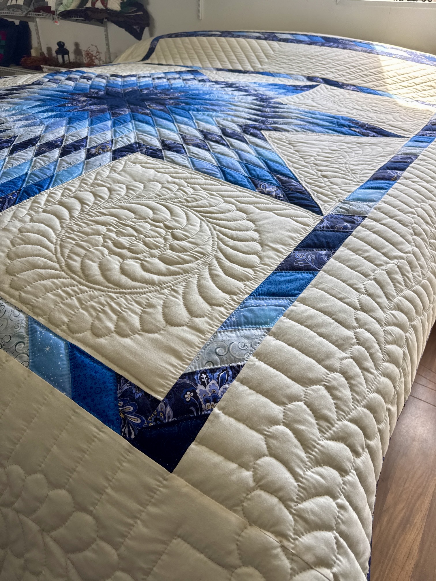 Lone Star Amish Quilt Pattern