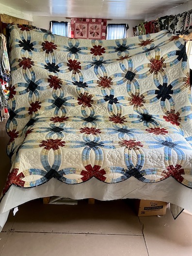 Amish Quilt for Sale Double Wedding Ring