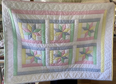 Amish Star infant quilt for sale