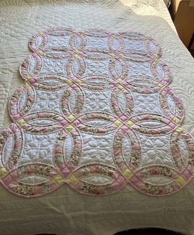 Double Wedding Ring Amish Baby Quilt