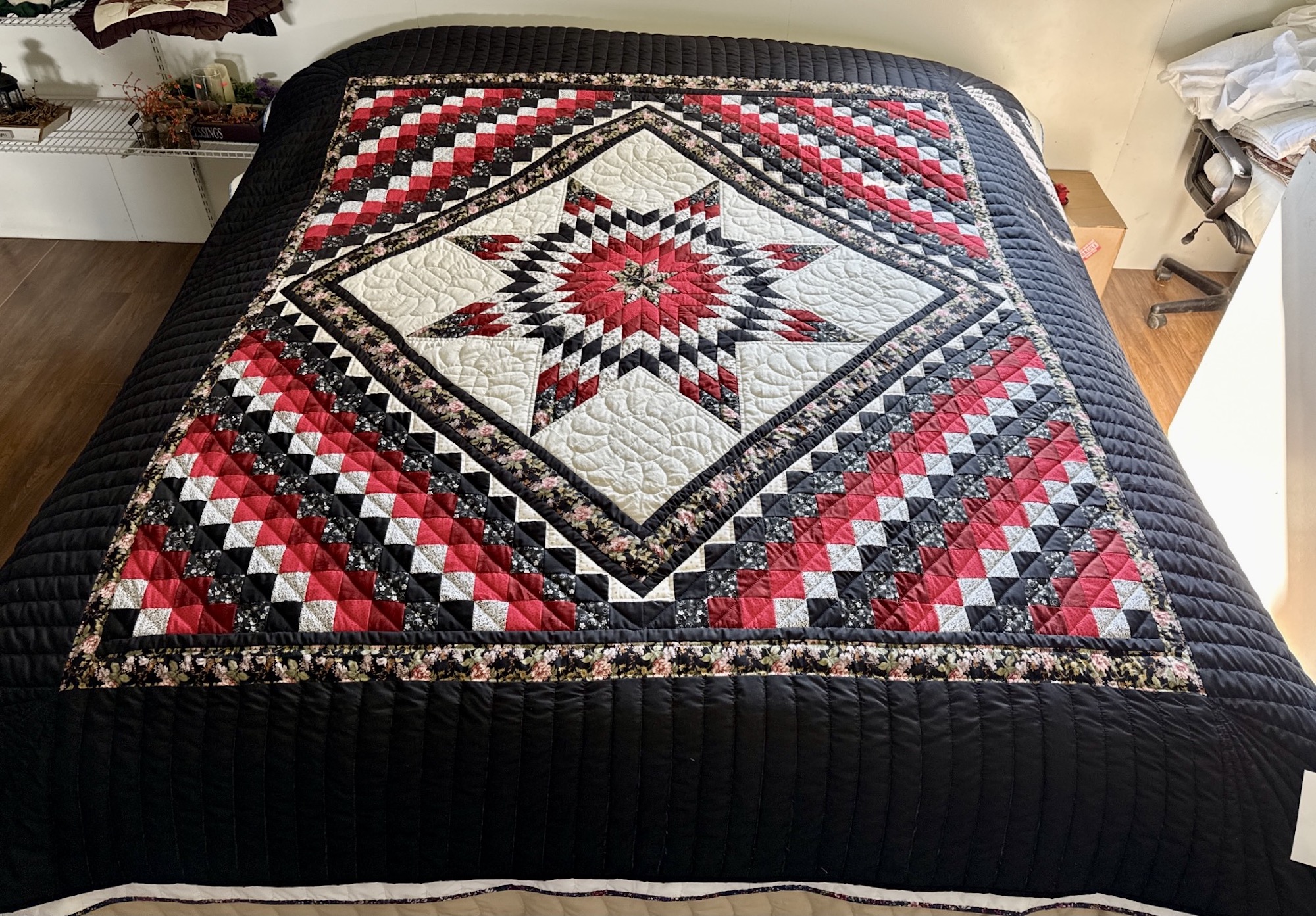 Lone Star Boston Common Amish quilt pattern