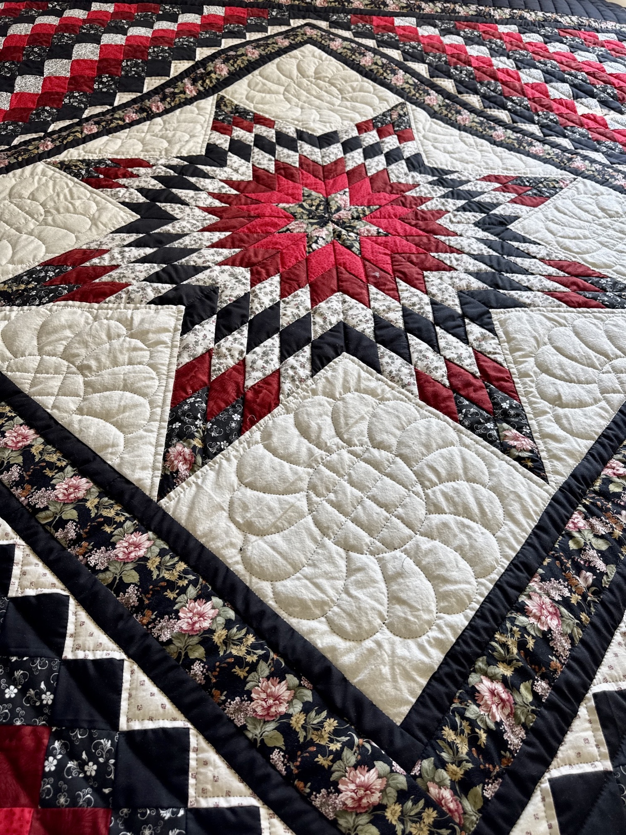Lone Star Boston Common Amish quilt for sale