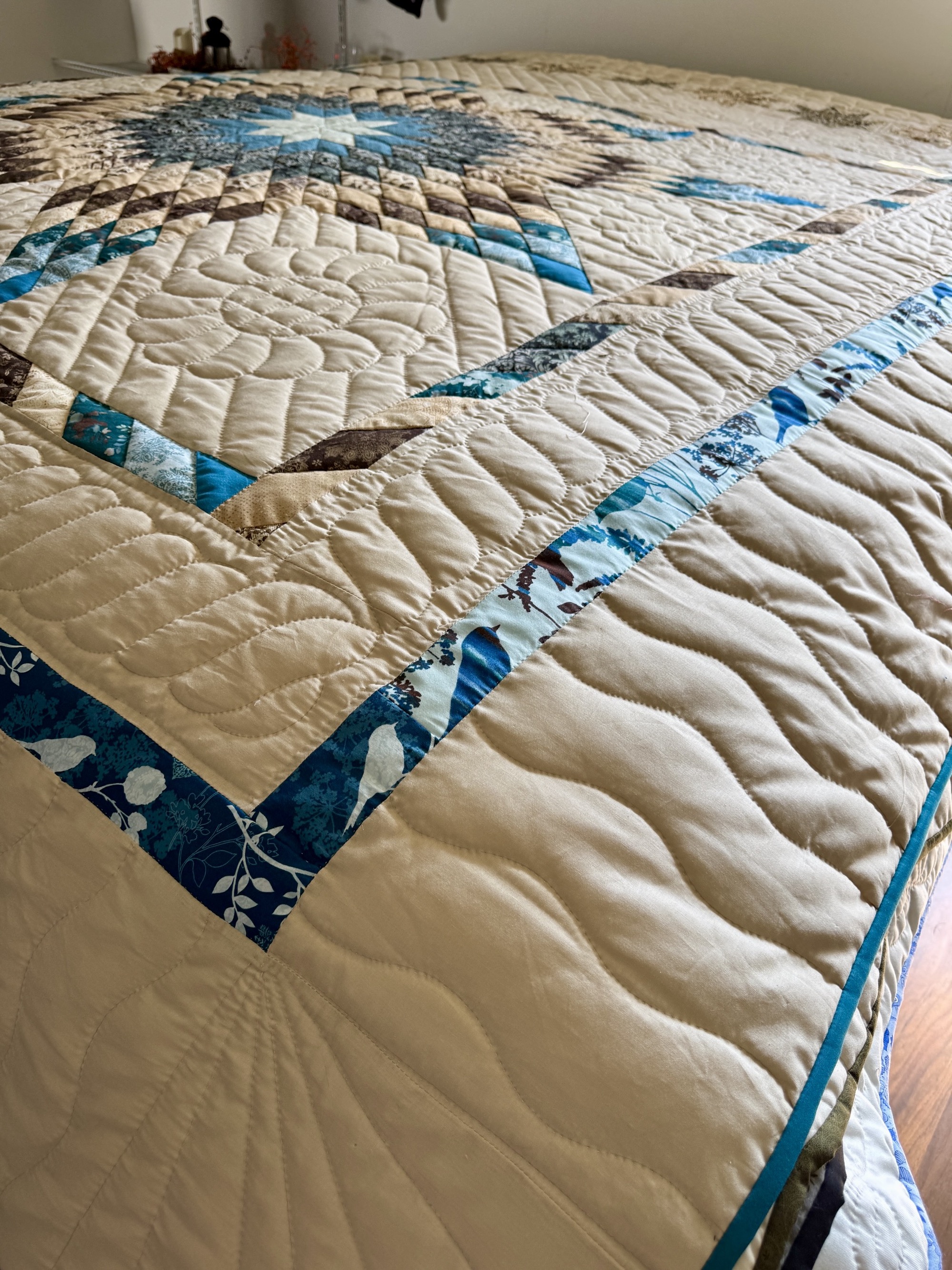 New Lone Star Amish Quilt for sale