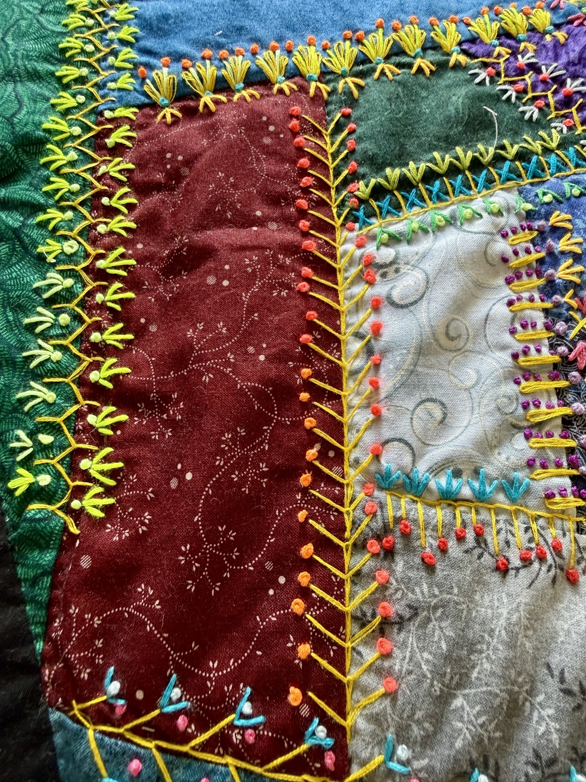 Crazy Patch Amish quilts for sale