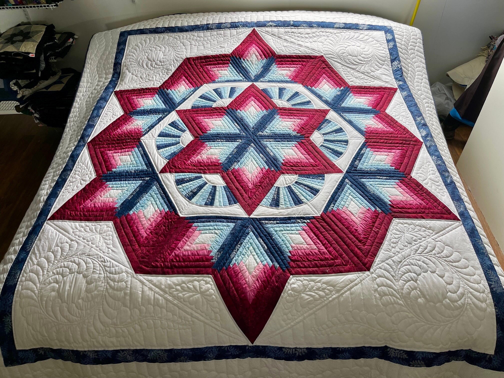 Chrysalis Star New Amish quilt for sale
