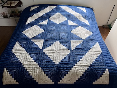 Amish quilts for sale Star Log Cabin