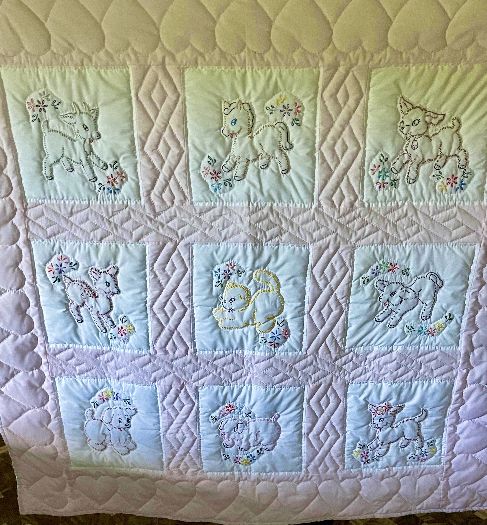 Baby Animals Amish Quilt
