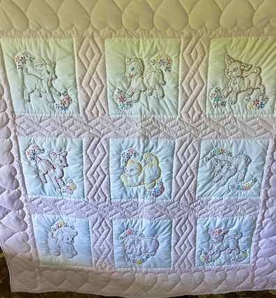 Baby Animals Amish quilts for sale