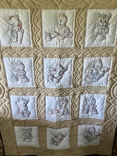Amish Baby Quilt for sale