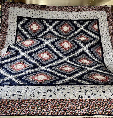 Magic Carpet Patchwork Amish Quilt for Sale