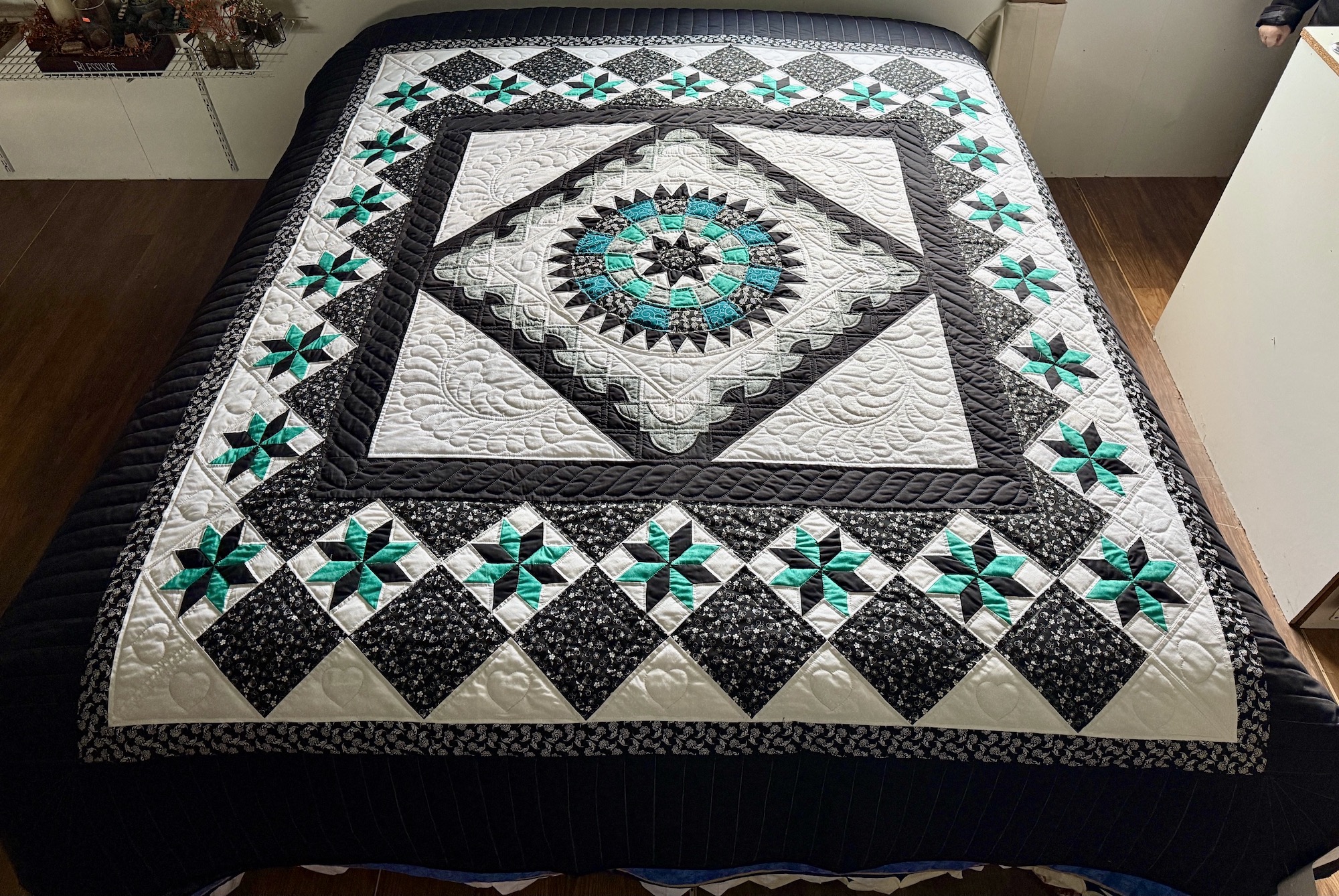 Amish quilt for sale Stars Over the Georgetown Path