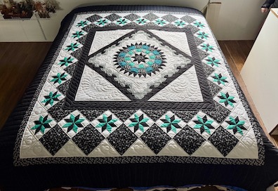 Stars Over the Georgetown Path Amish quilts for sale