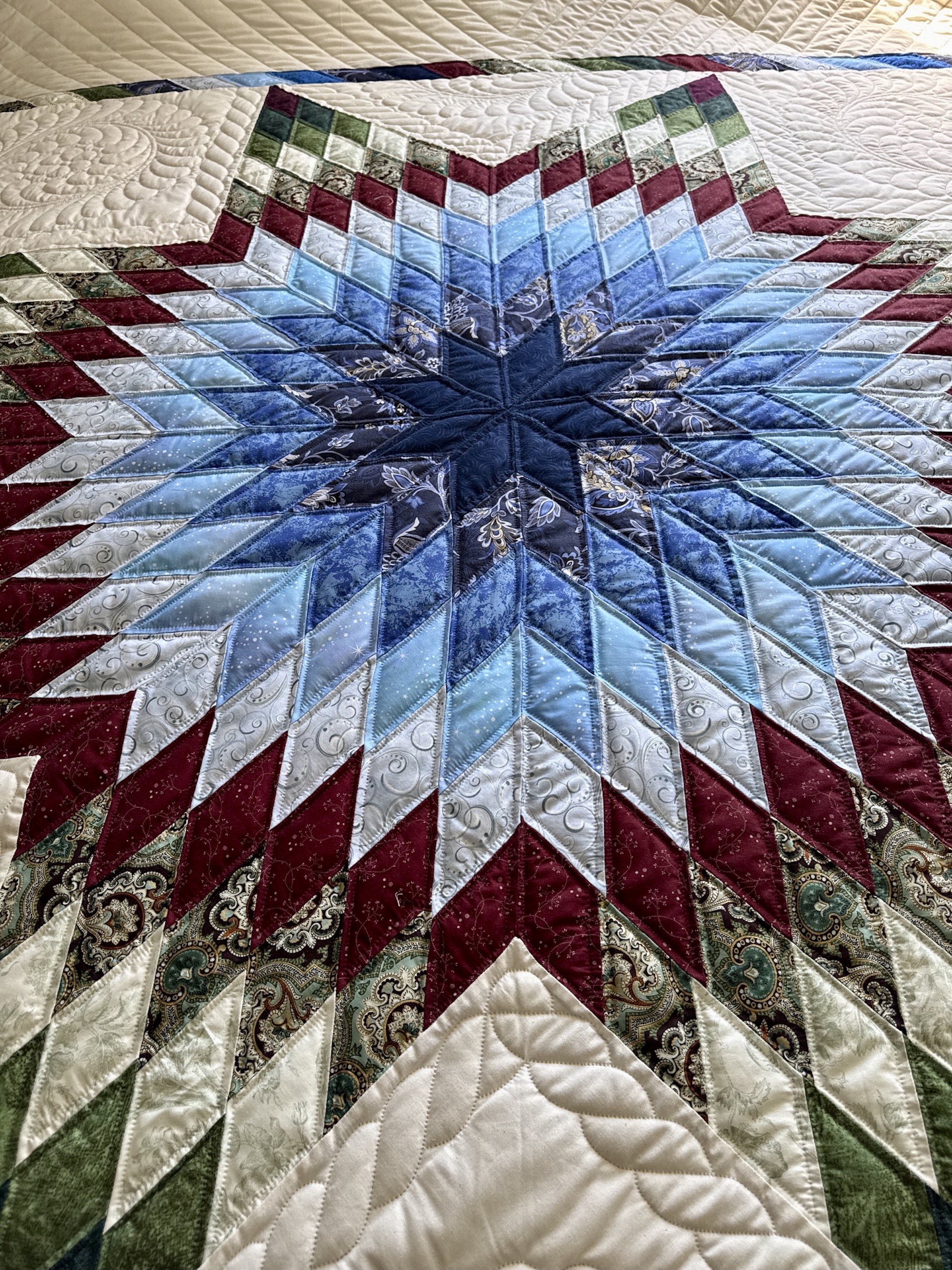 Lone Star Amish quilt for sale