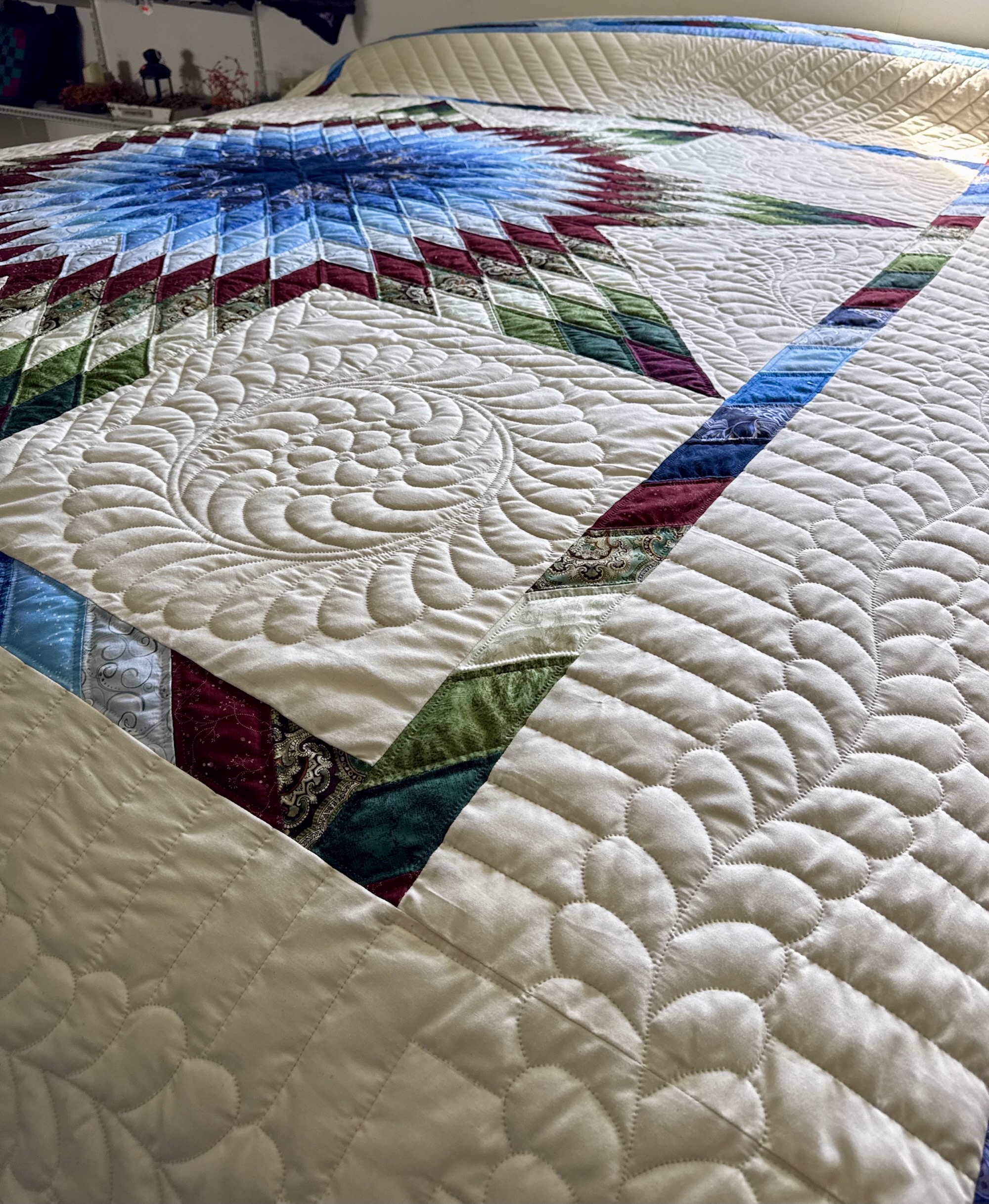 Lone Star Amish quilt pattern