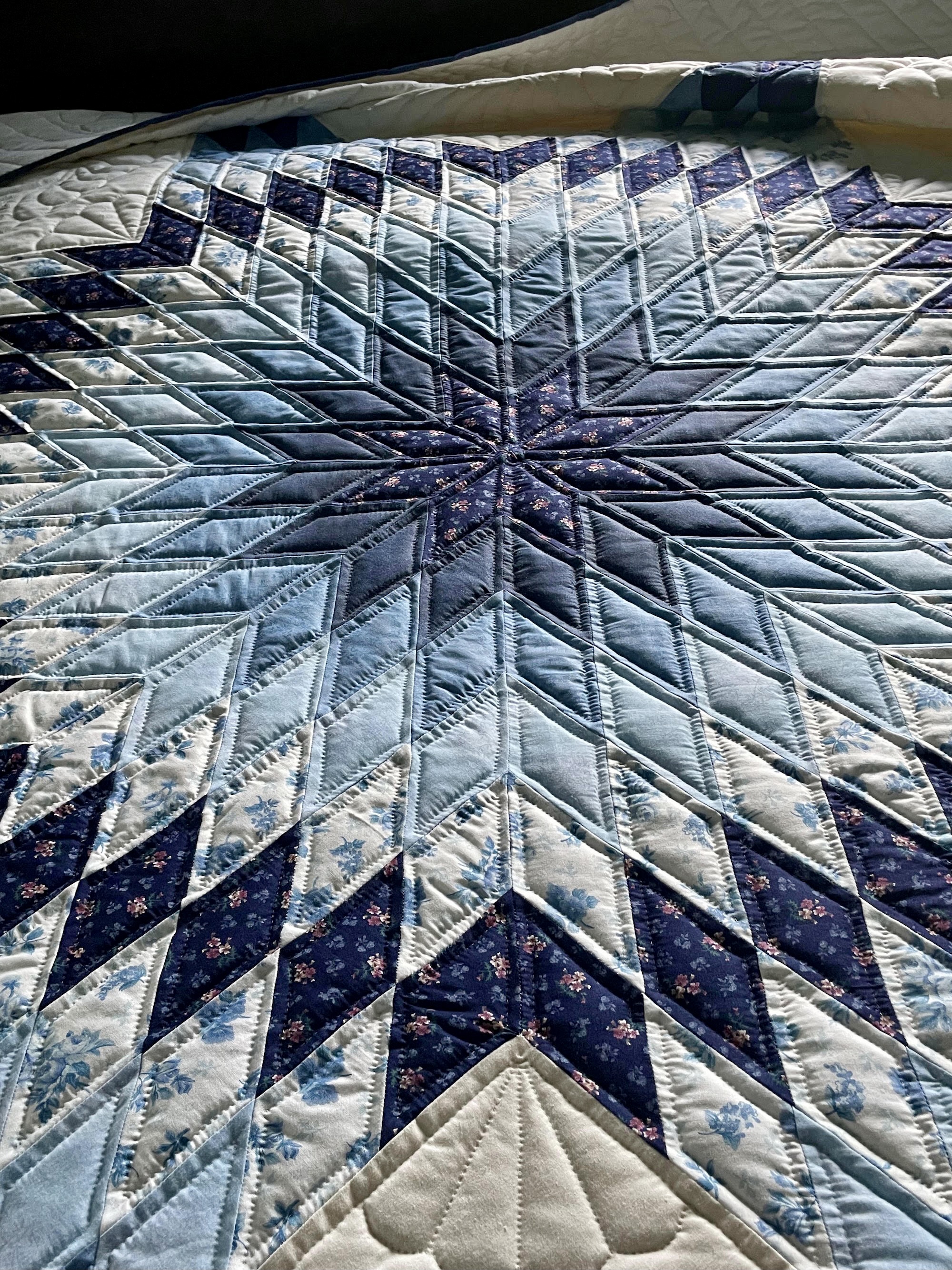 Lone Star Amish quilt pattern