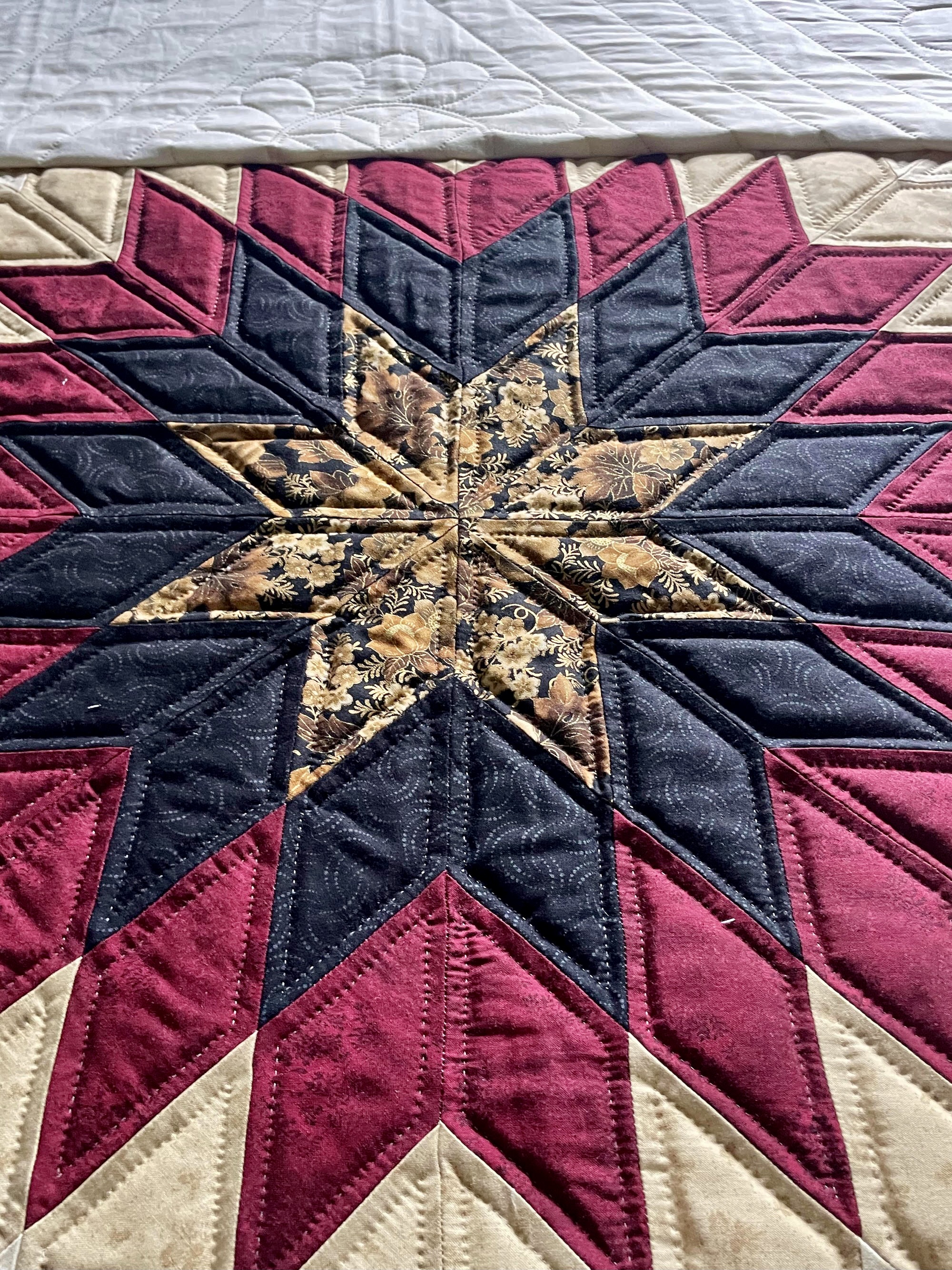 King Amish quilt Lone Star