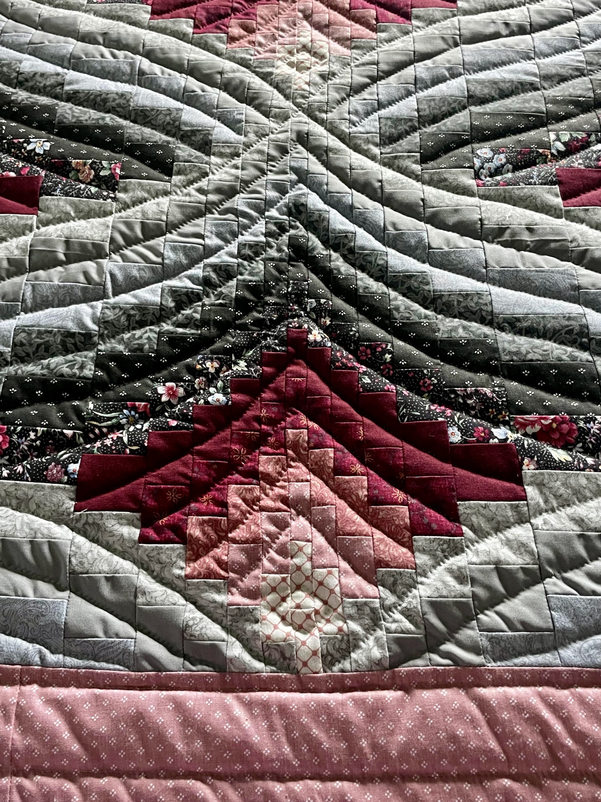 King size Amish quilt for sale Mountain Echoes