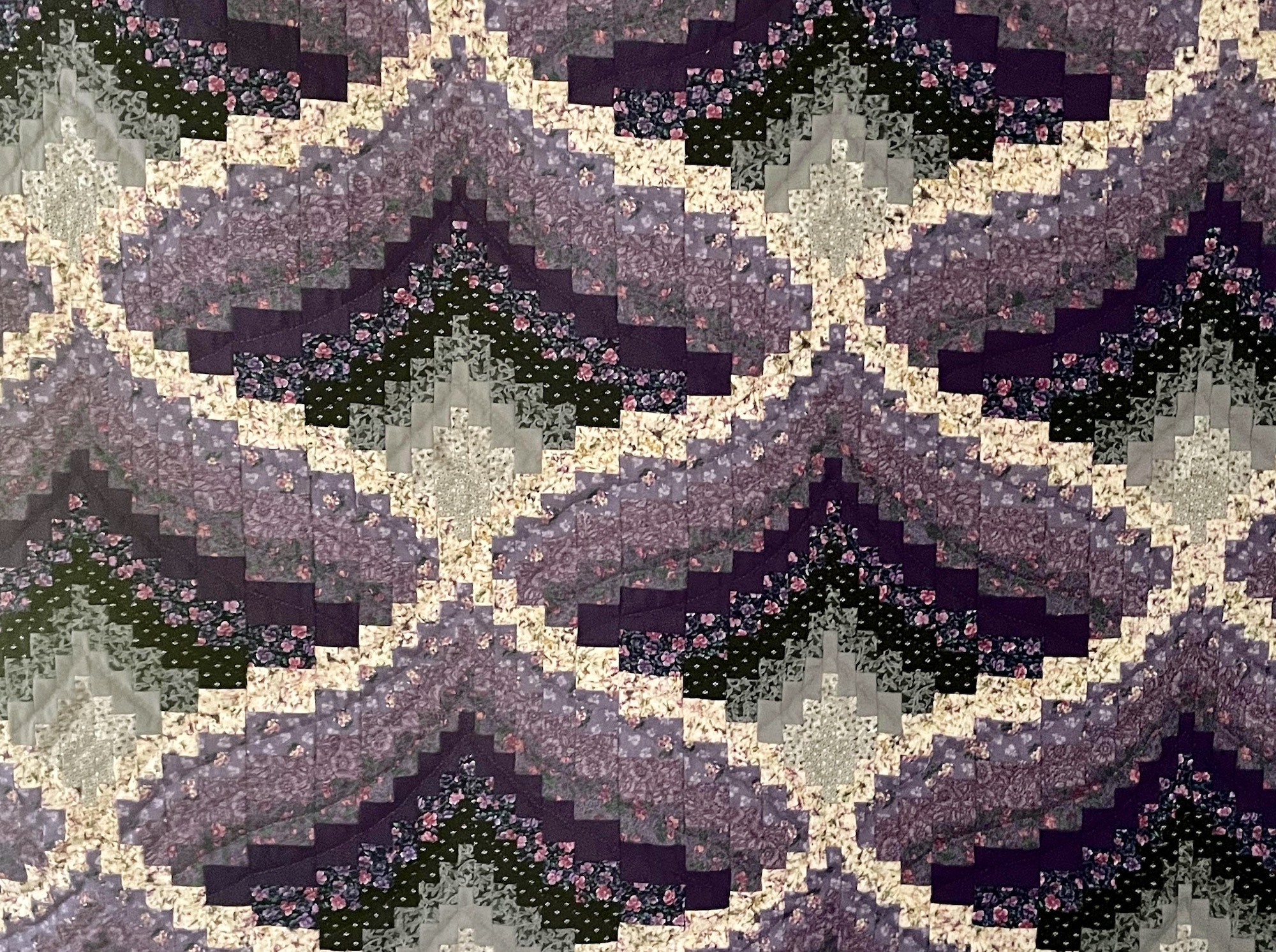 Amish quilt for sale Bargello Mountain Echoes