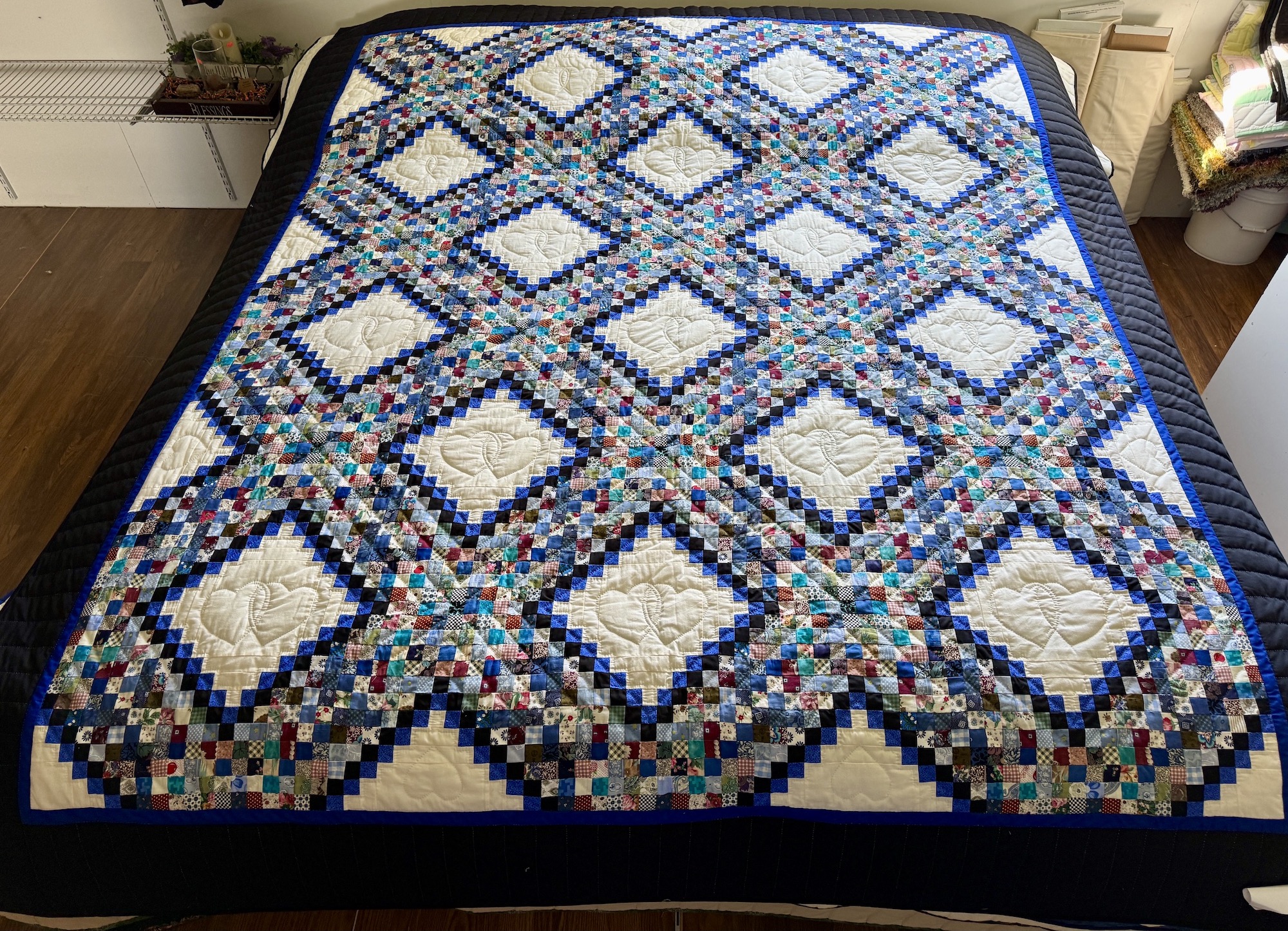 Postage Stamp Amish quilt pattern